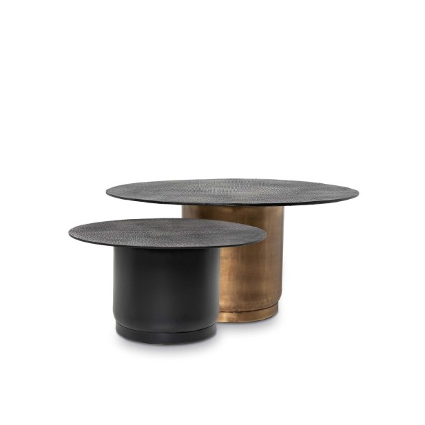 Mesa de Centro TAURA Ø55 cm, Metal /...
