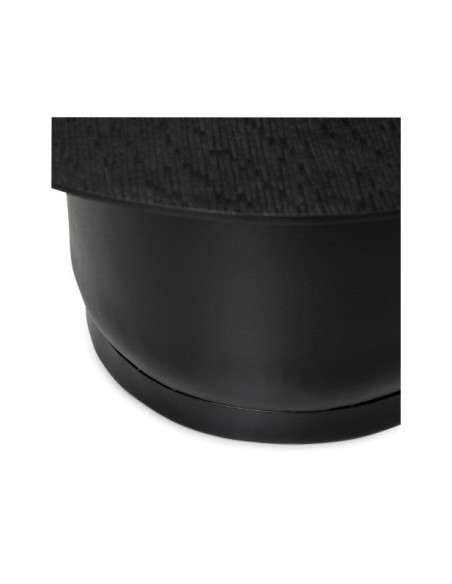 Mesa de Centro TAURA Ø55 cm, Metal / Negro