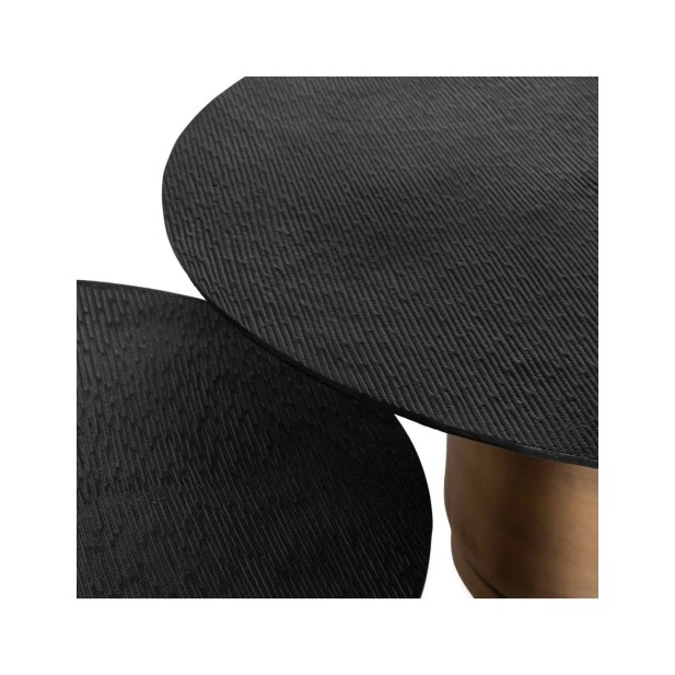 Mesa de Centro TAURA Ø55 cm, Metal /...