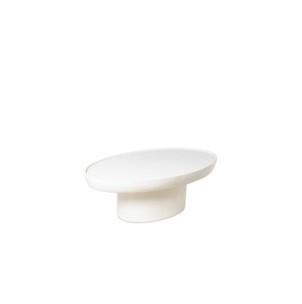 Mesa de Centro LIME 120 cm, Madera de Mango / Blanco...