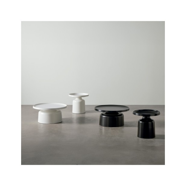 Mesa de Centro JOSEPH, Metal Blanco