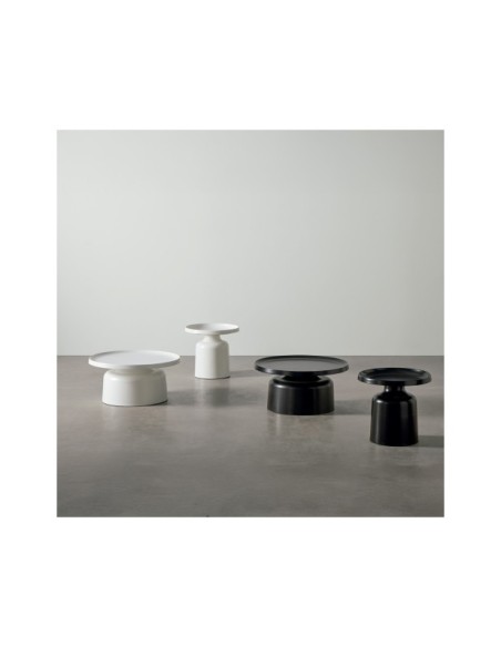 Mesa de Centro JOSEPH, Metal Blanco