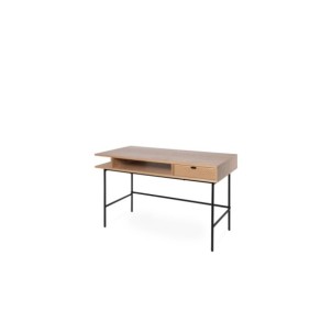Escritorio TENESSEE, Chapa de Roble / Metal Negro