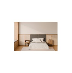 Mesita de Noche Alta ELSA 40x63 cm (1 cajón + 1 abierto),...