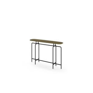 Consola INGRA, Metal / Dorado Envejecido / Negro