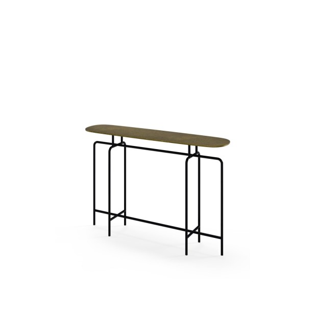 Consola INGRA, Metal / Dorado...