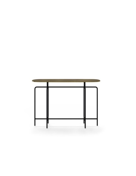 Consola INGRA, Metal / Dorado Envejecido / Negro
