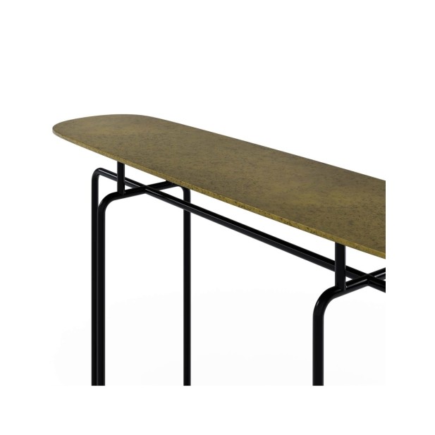 Consola INGRA, Metal / Dorado...