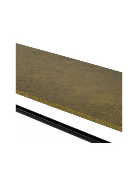 Consola INGRA, Metal / Dorado Envejecido / Negro