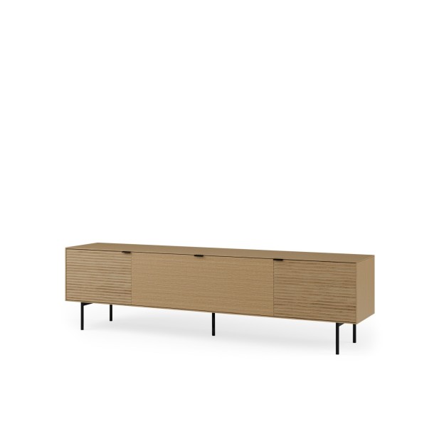 Mueble TV ELSA 200 cm, Roble Macizo...