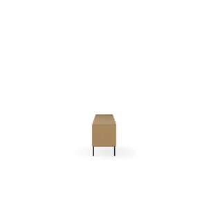 Mueble TV ELSA 200 cm, Roble Macizo Natural / Metal 2