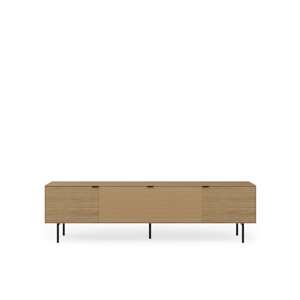 Mueble TV ELSA 200 cm, Roble Macizo...