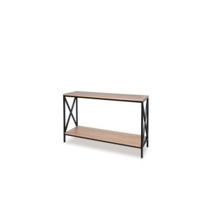 Consola KIN, Chapa de Roble / Metal Negro