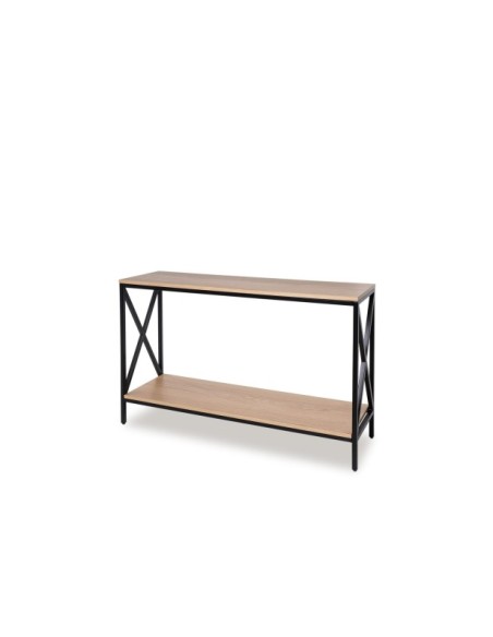 Consola KIN, Chapa de Roble / Metal Negro