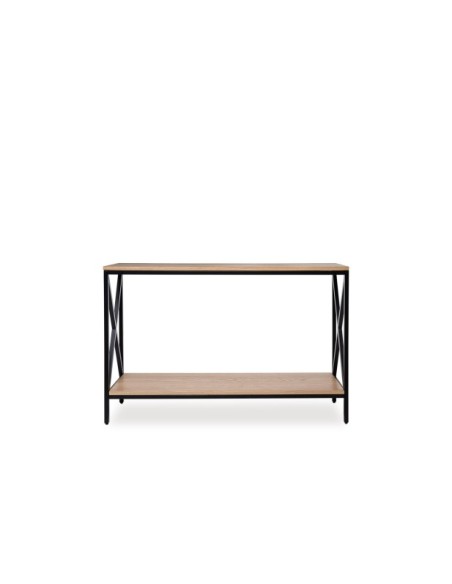 Consola KIN, Chapa de Roble / Metal Negro