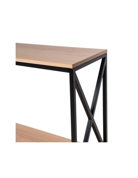 Consola KIN, Chapa de Roble / Metal Negro