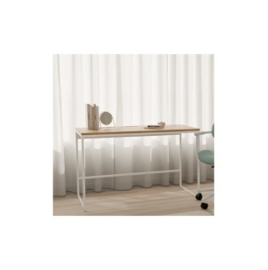 Escritorio NILO, Chapa de Madera / Metal / Roble / Blanco 2