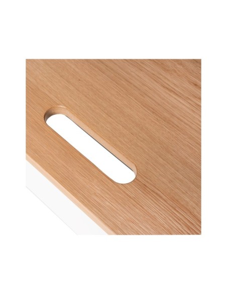 Escritorio NILO, Chapa de Madera / Metal / Roble / Negro