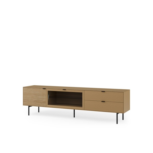 Mueble TV ELSA 200 cm, Roble Macizo...