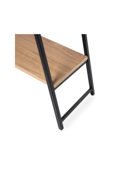 Consola MILA, Chapa de Roble / Metal Negro