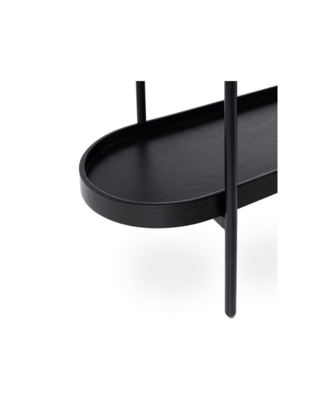 Consola DEAN 120 cm, Chapa de Roble / Metal / Negro
