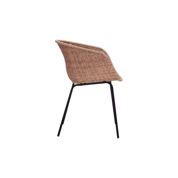Silla con Brazos HAPUR, Ratán Sintético / Metal - House Doctor. Vackart