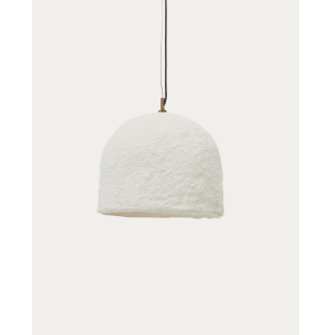 Lámpara de techo Sineu Ø34,5 cm papel blanco - Kave Home; L0100044CP12