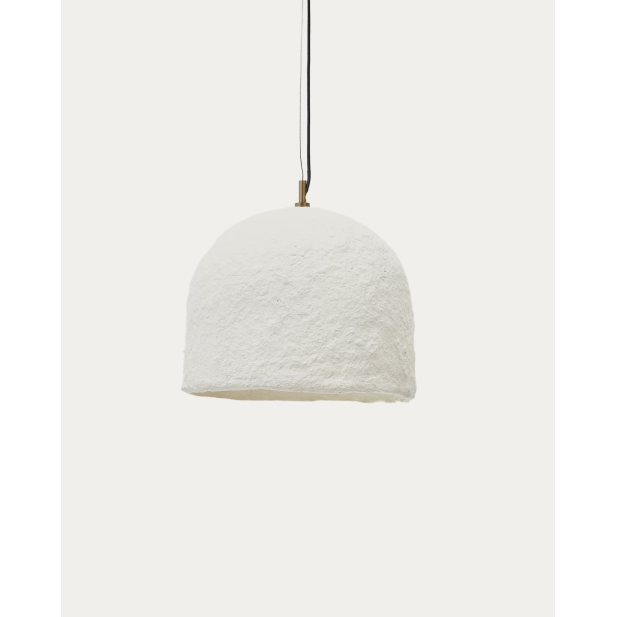 Lámpara de techo Sineu Ø34,5 cm papel blanco - Kave Home; L0100044CP12