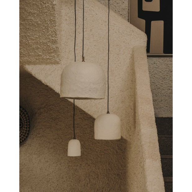 Lámpara de techo Calvia Ø25 cm papel blanco - Kave Home; L0100063CP12