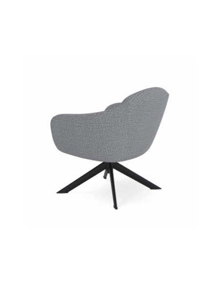 Butaca Giratoria AIR, Textil Gris / Metal