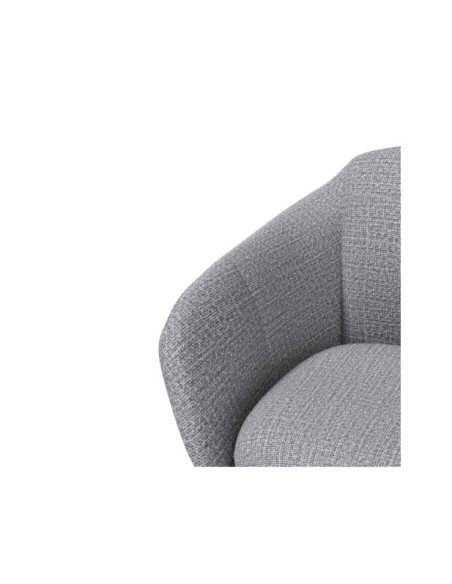 Butaca Giratoria AIR, Textil Gris / Metal
