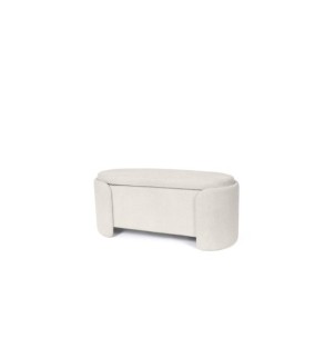 Banco con Almacenaje NIBER, Textil Beige
