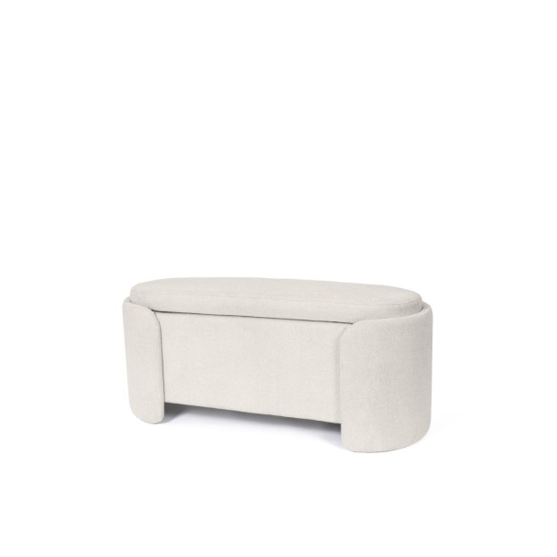Banco con Almacenaje NIBER, Textil Beige