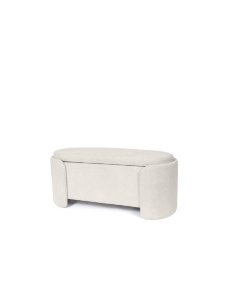 Banco con Almacenaje NIBER, Textil Beige