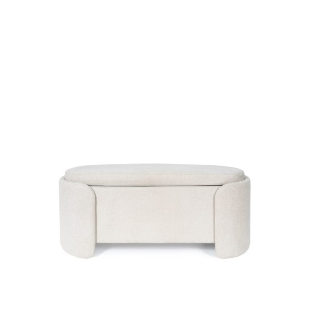 Banco con Almacenaje NIBER, Textil Beige