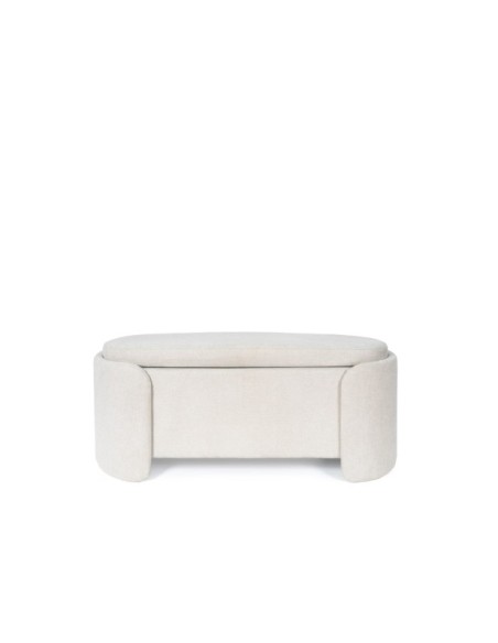 Banco con Almacenaje NIBER, Textil Beige