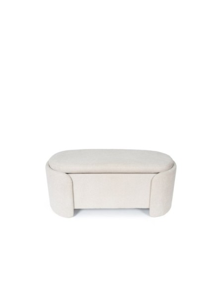 Banco con Almacenaje NIBER, Textil Beige