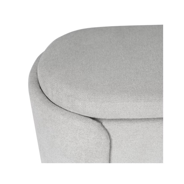 Banco con Almacenaje NIBER, Textil Gris