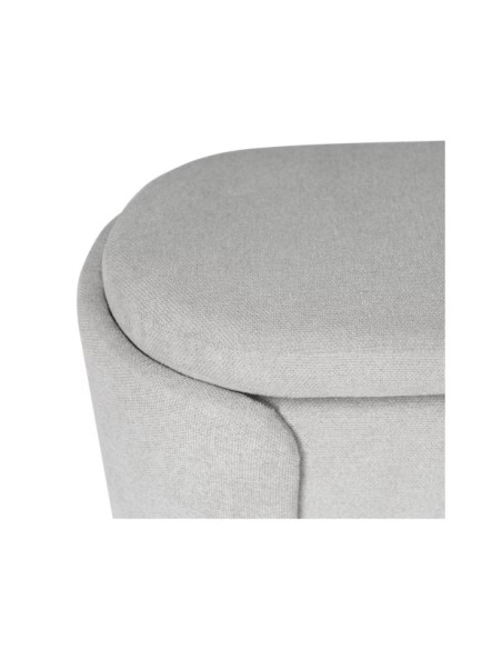 Banco con Almacenaje NIBER, Textil Gris