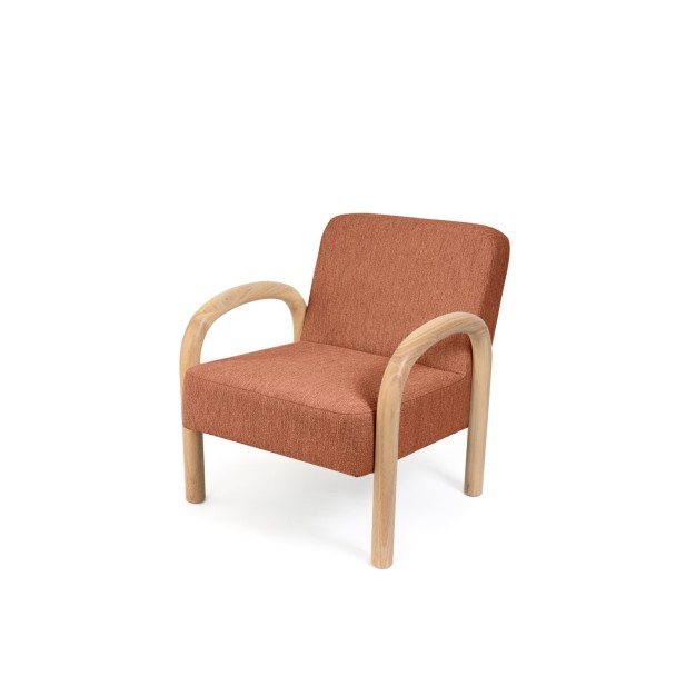 Butaca ARABELLA, Textil Terracota /...
