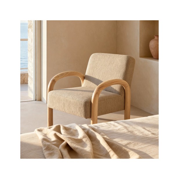 Butaca ARABELLA, Textil Taupe /...