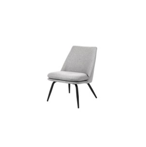 Butaca LUMEN, Textil Gris Claro / Metal