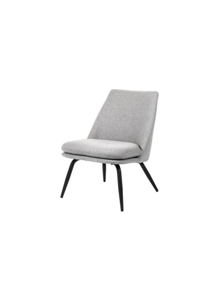 Butaca LUMEN, Textil Gris Claro / Metal