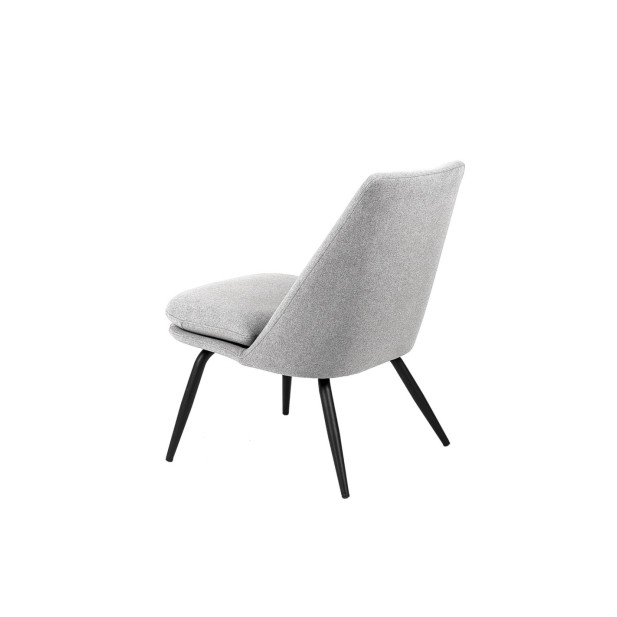 Butaca LUMEN, Textil Gris Claro / Metal