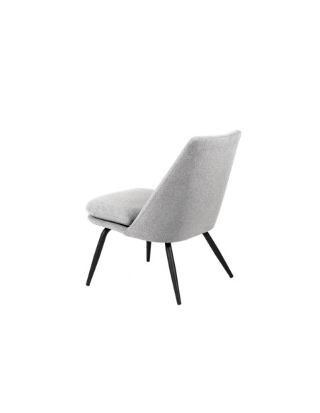 Butaca LUMEN, Textil Gris Claro / Metal
