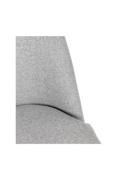 Butaca LUMEN, Textil Gris Claro / Metal