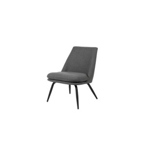 Butaca LUMEN, Textil Gris Oscuro / Metal