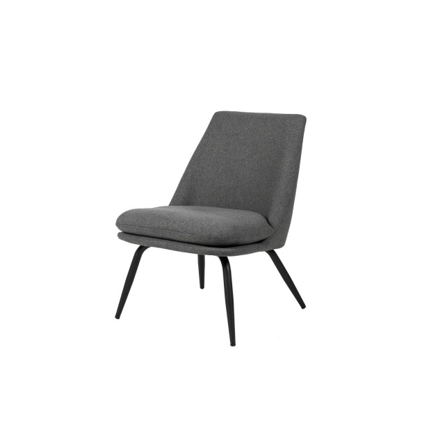 Butaca LUMEN, Textil Gris Oscuro / Metal