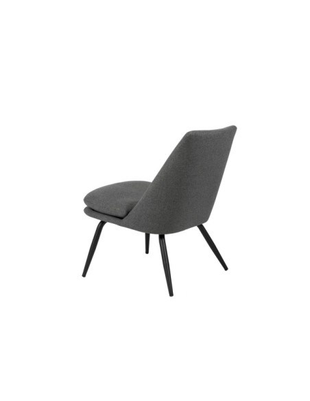 Butaca LUMEN, Textil Gris Oscuro / Metal