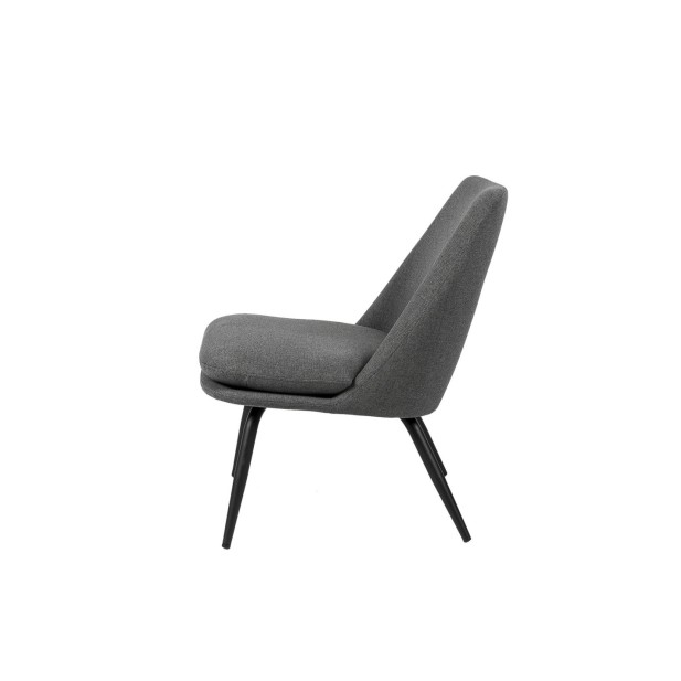 Butaca LUMEN, Textil Gris Oscuro / Metal